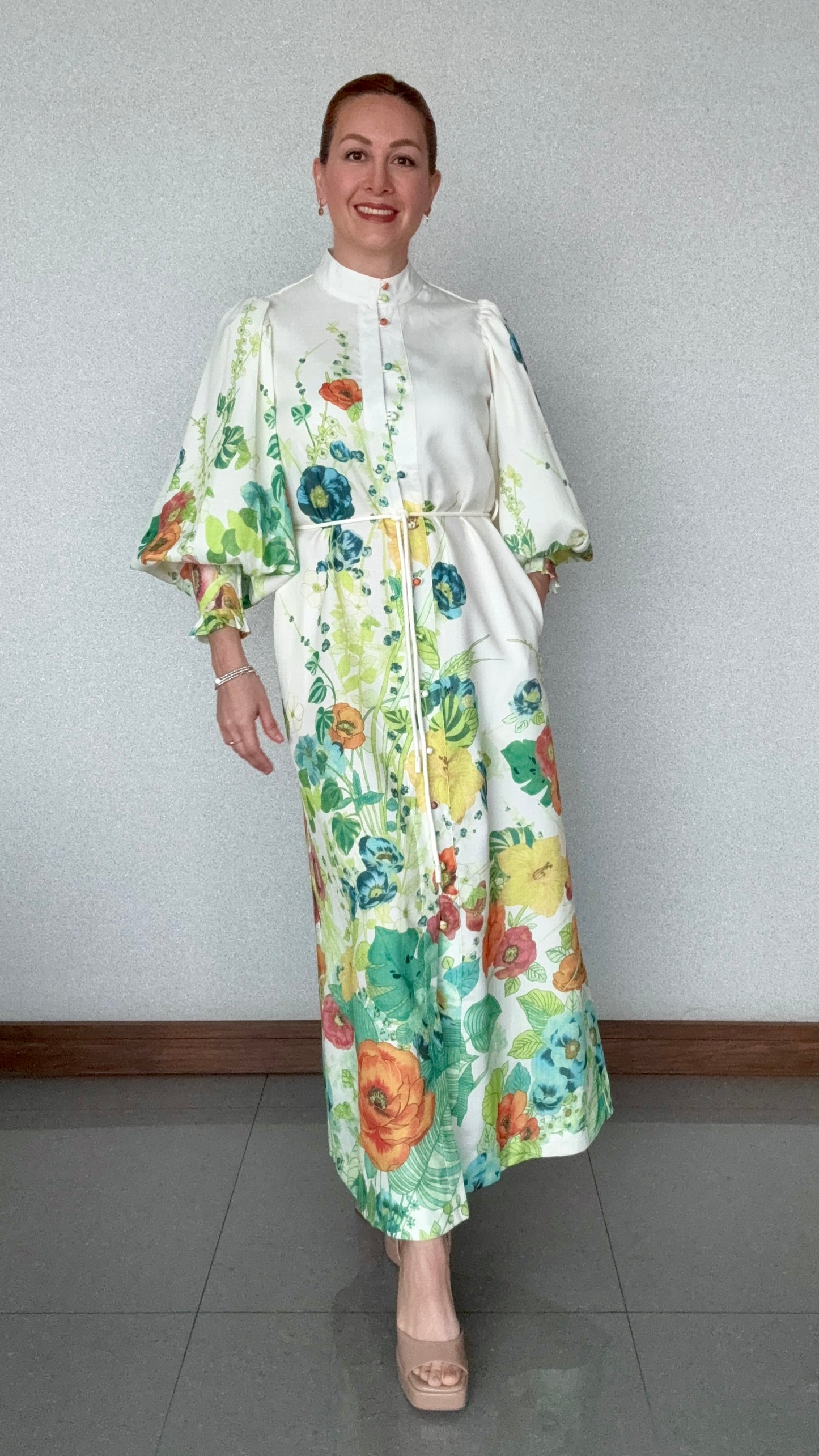 Vestido L Floreado