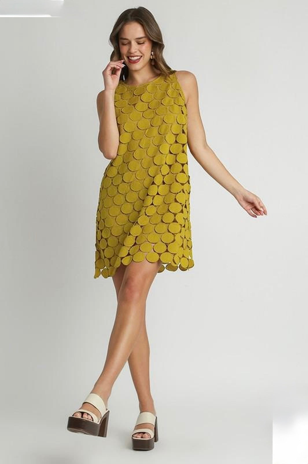 Vestido corto Circulos