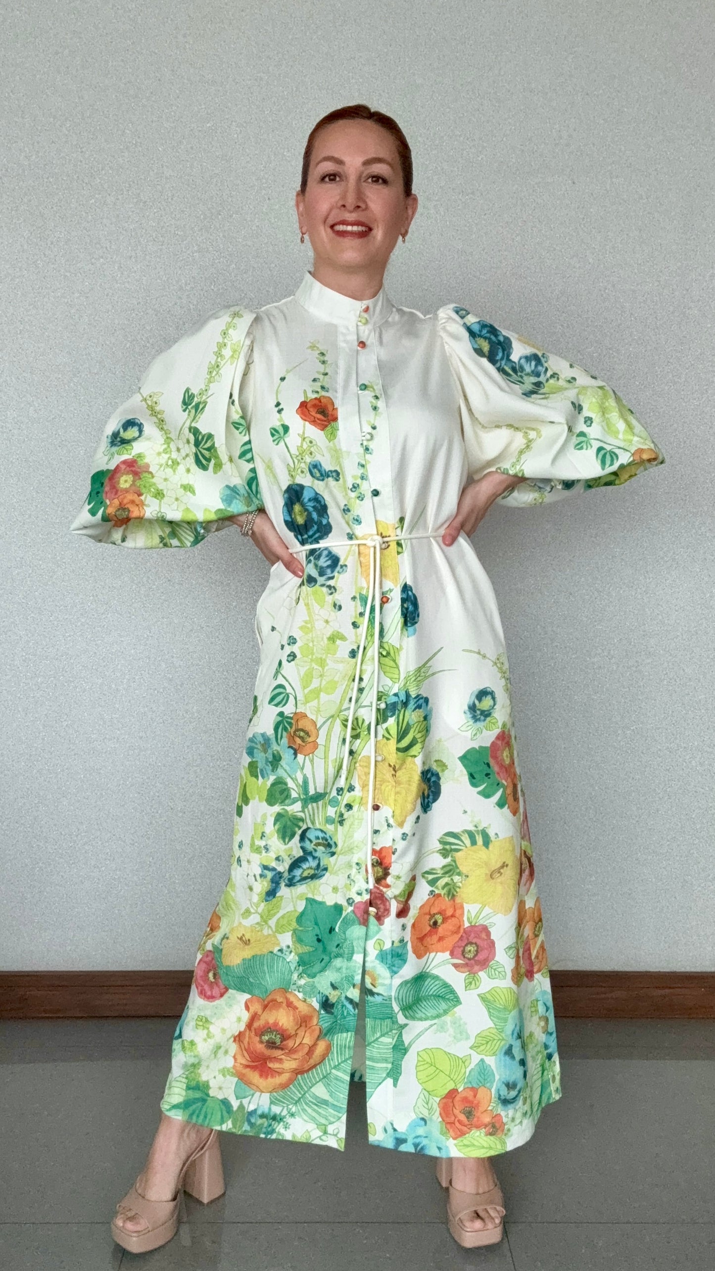 Vestido L Floreado