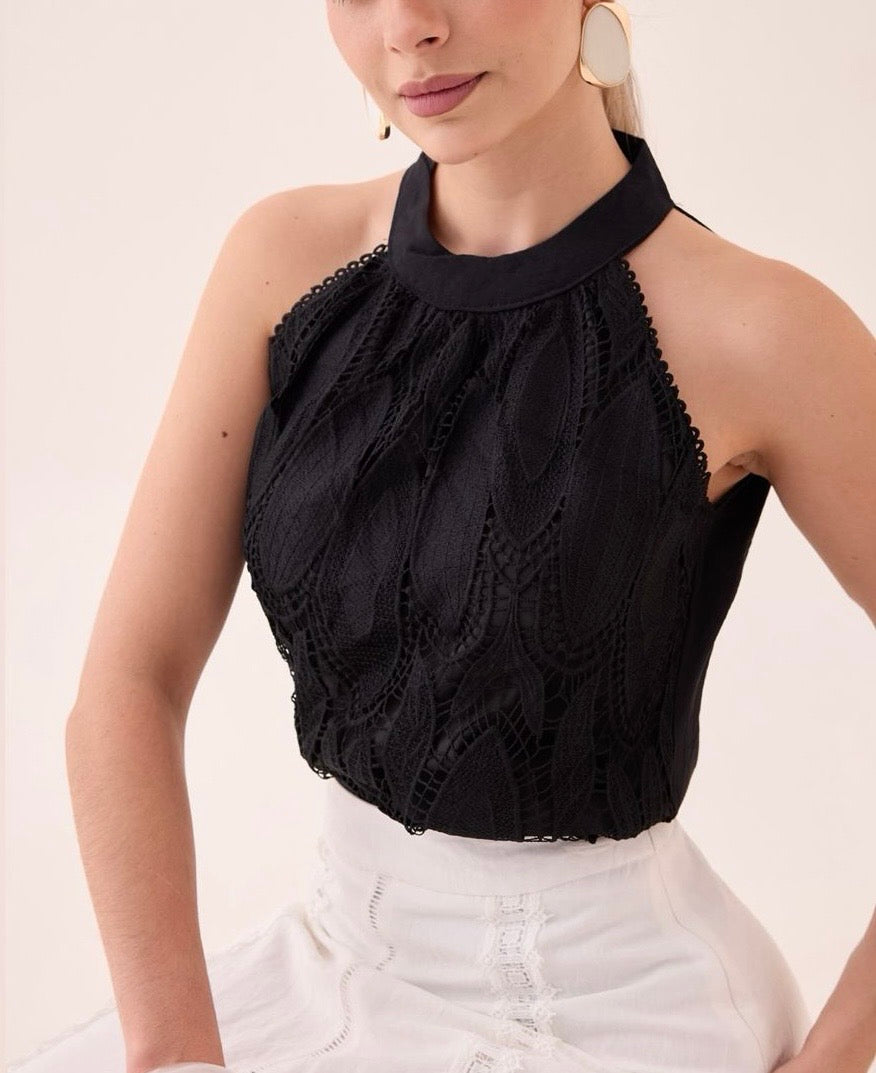Blusa de encaje
