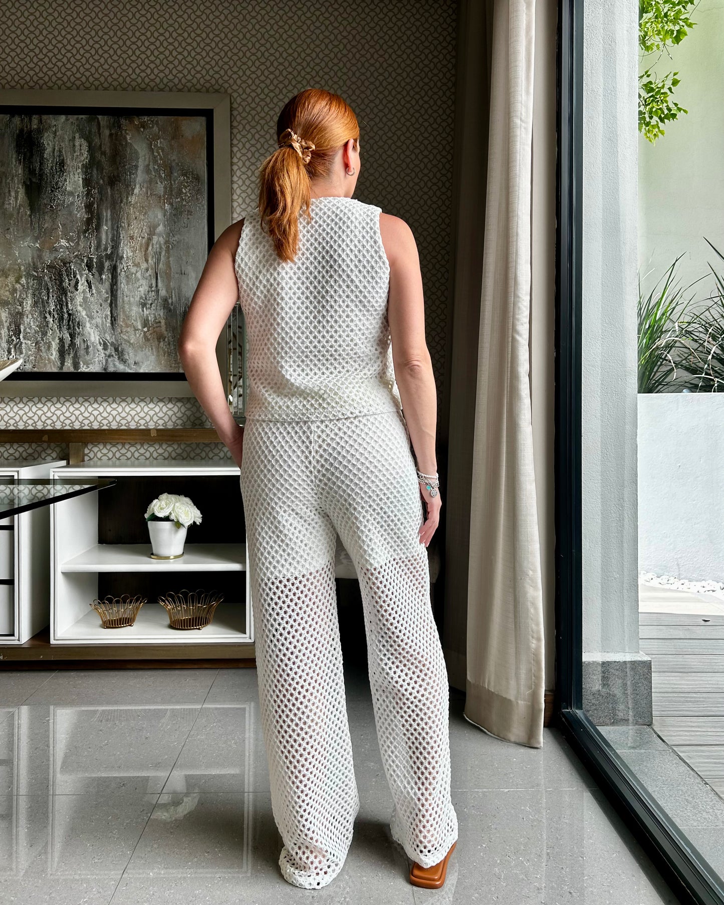 Set Crochet Blanco