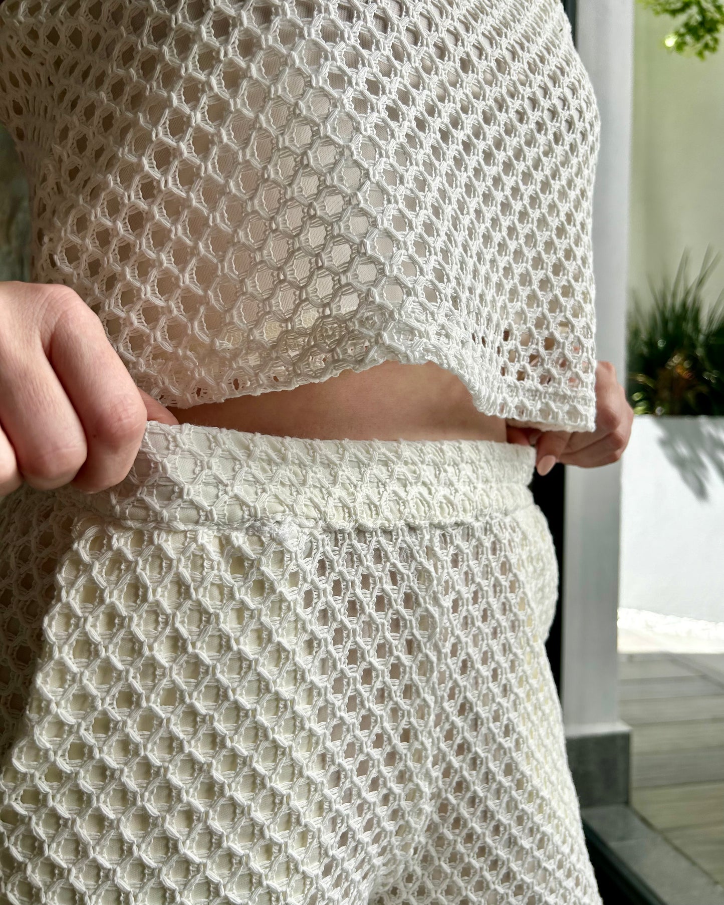 Set Crochet Blanco