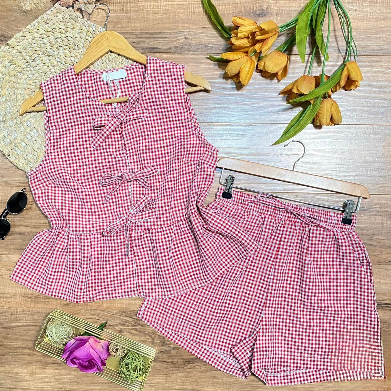 Set cuadros y moños