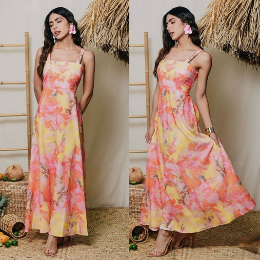 Vestido Rosa Mix