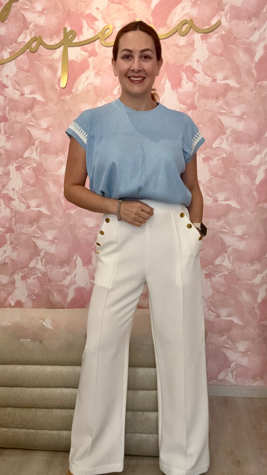Blusa de punto piano