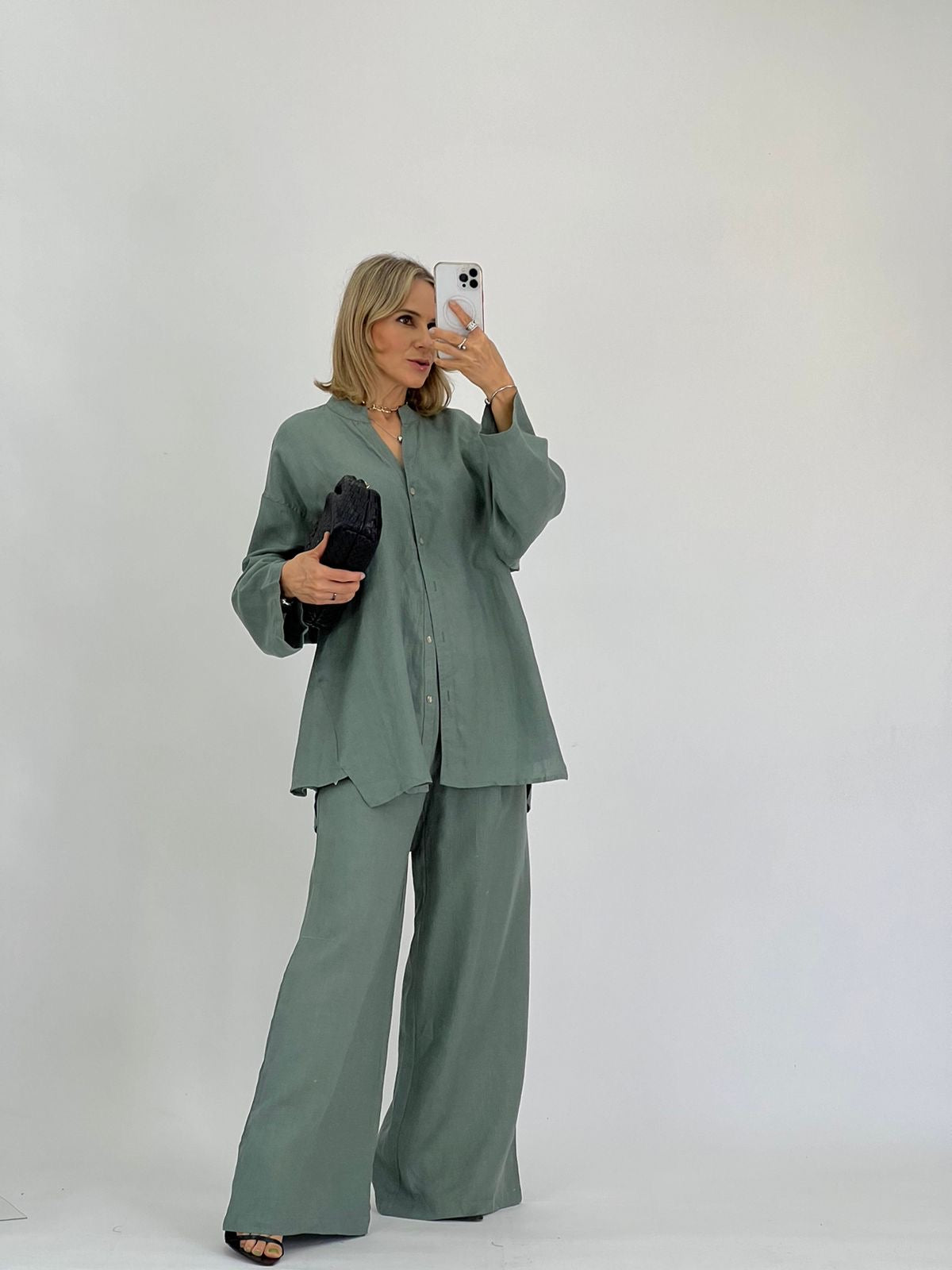 Set de Lino Verde