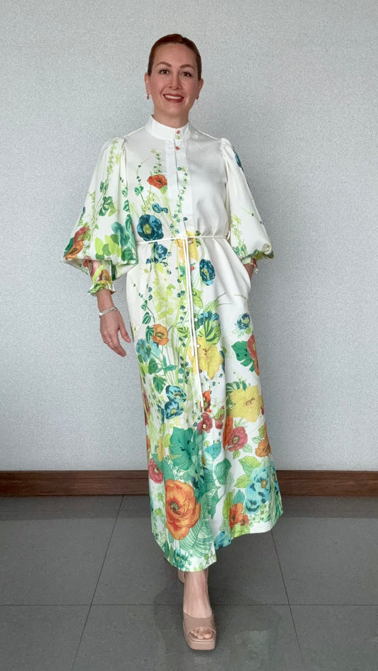 Vestido L Floreado