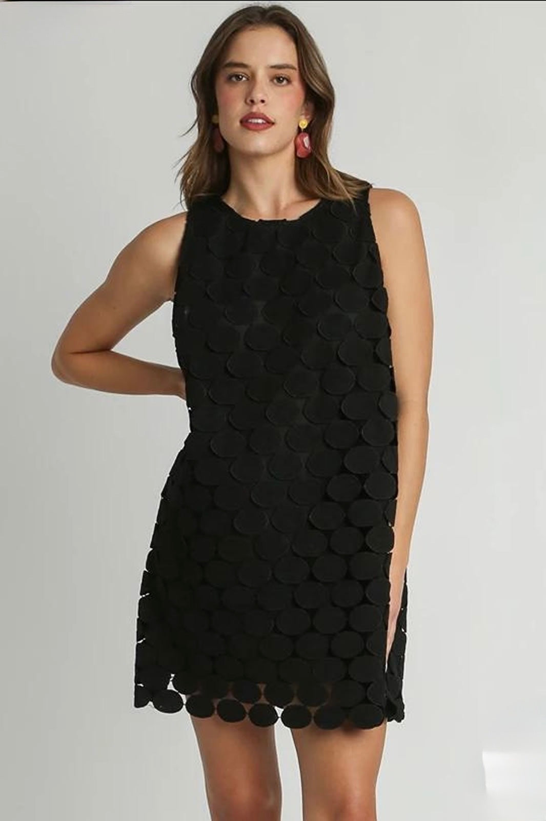 Vestido corto Circulos