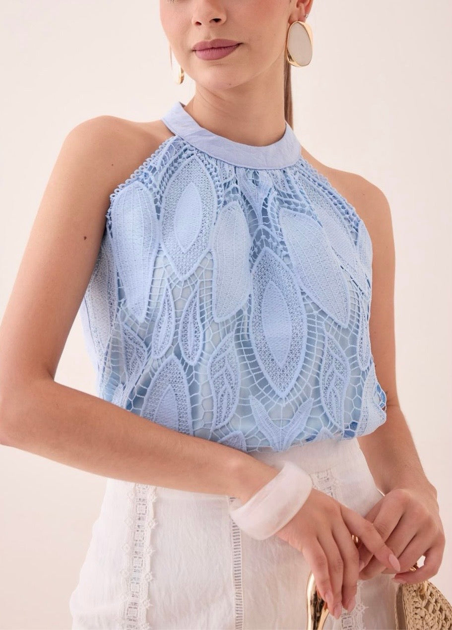 Blusa de encaje
