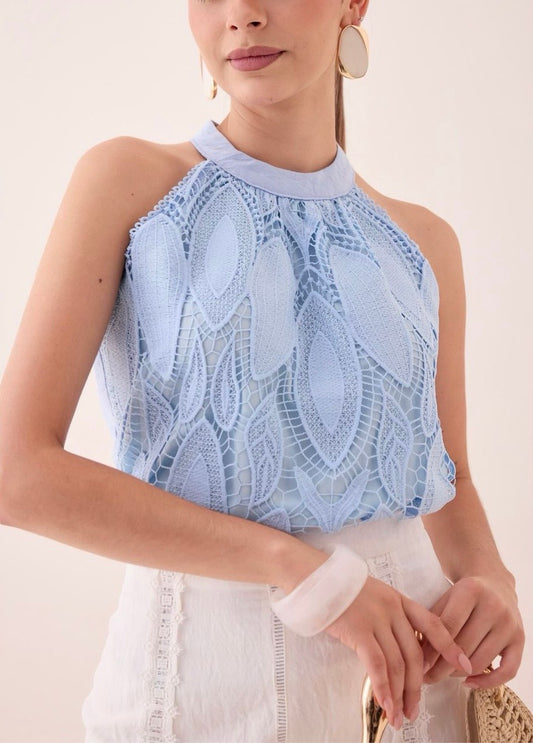 Blusa de encaje