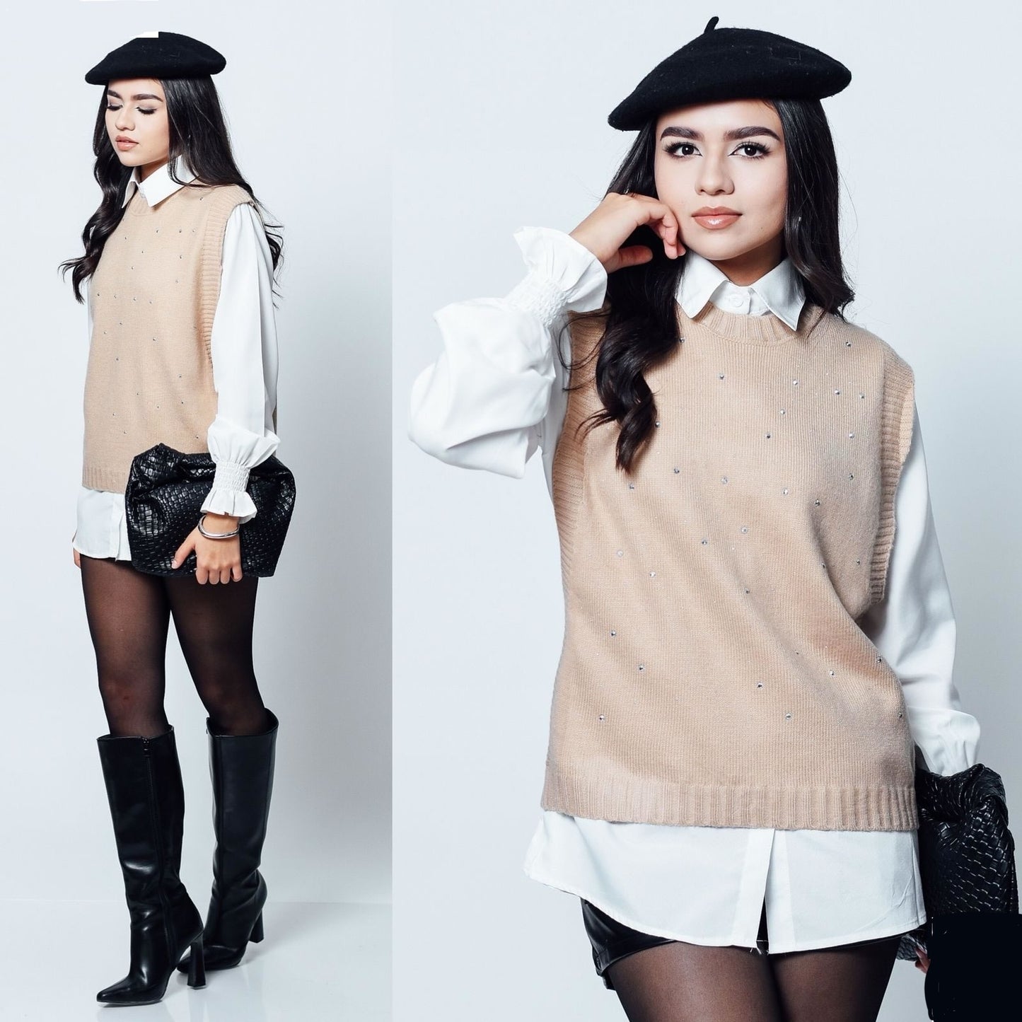Camisa con chaleco