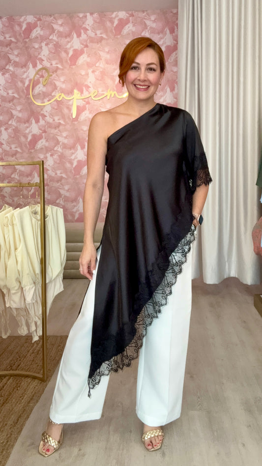 Blusa satín