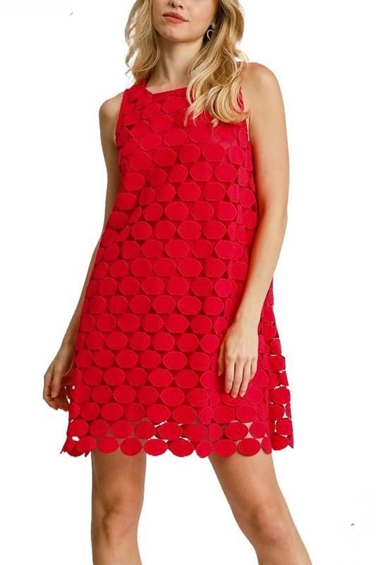 Vestido corto Circulos