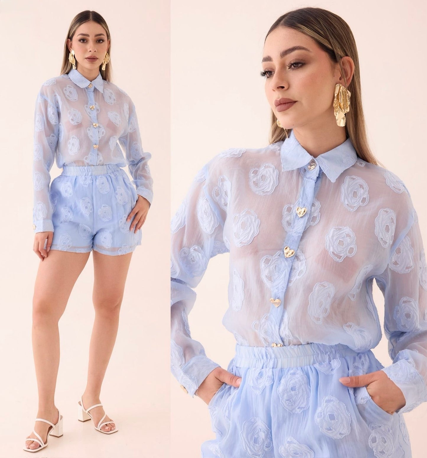 Conjunto short y camisa
