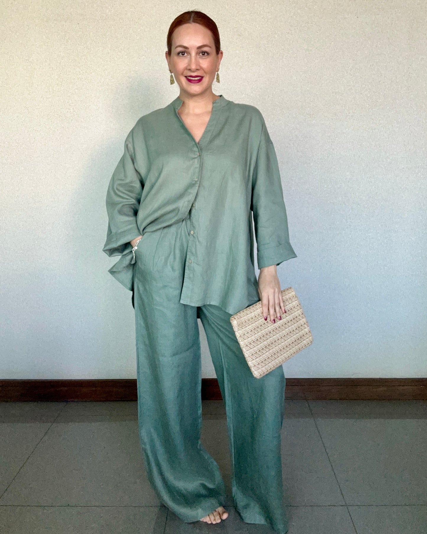 Set de Lino Verde