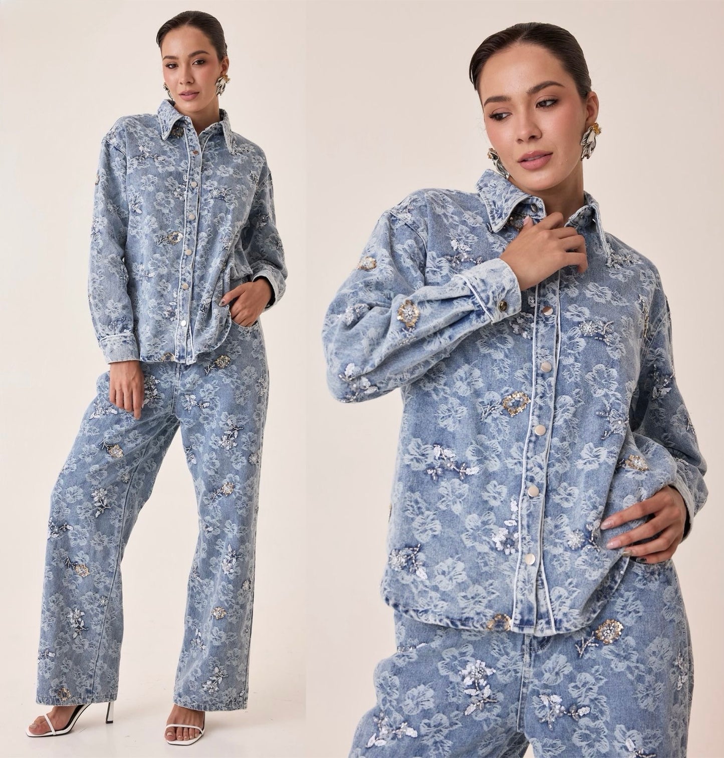 Denim 2P Set