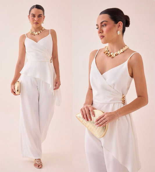 Set blusa tirantes broche